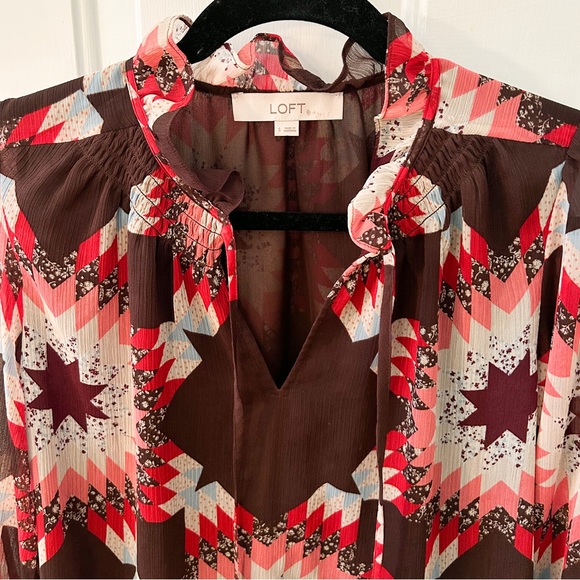 Loft Patchwork Blouse - Picture 7 of 7